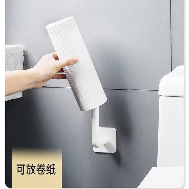 L-shaped hole-free hook without marks and strong self-adhesive hook kitchen without dead corners multi-function storage rack high viscosity adhesive hook