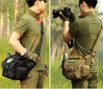 Guardian Single Shoulder Diagonal Satchel Road Sub Outdoor Canvas Tactical Multifunction Big Saddle Bag Single Counter Camera Photography Bag