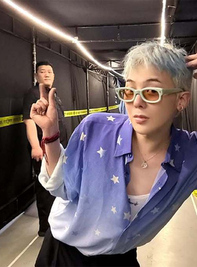 镀银权志龙GD同款小雏菊项链