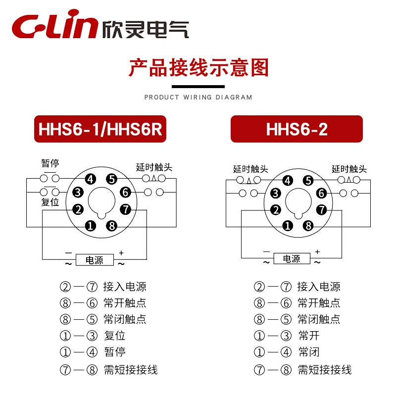 欣RD灵H48S-S/2Z HHS6 HHS6N-2数显时间J继电器AC220V替代SS48A - 图1