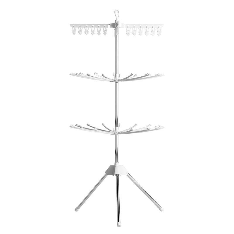 多功能树状加粗婴儿晾衣架落地折叠儿童衣架旋转宝宝尿布架毛巾架,淘宝优惠券,粉丝福利购,淘宝优惠卷