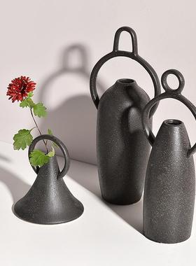 清仓 中式艺新术沙艺术亲子釉抽象工品艺 创意玄关玉璧复装饰品古