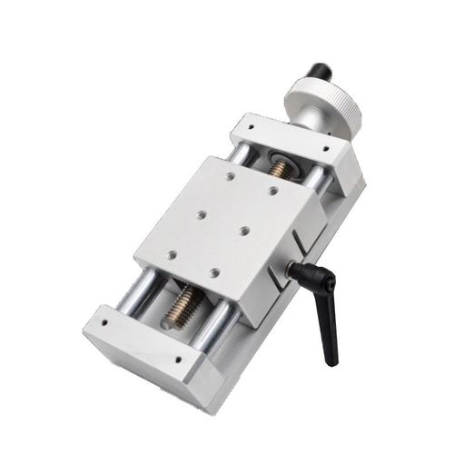 简易调整组件HHQ01/XKST50/100/150进给丝杠型手摇动丝杆滑台 - 图1