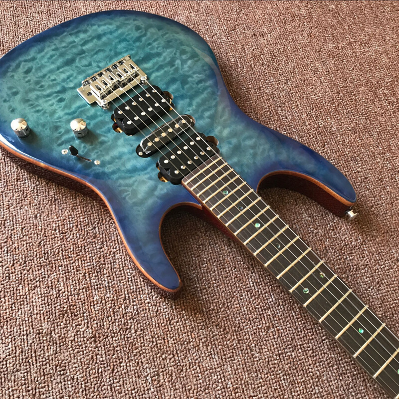 SUHR 蓝色单摇电吉他 可按照要求定做定制电吉他 - 图1