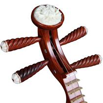 Manufacturer Direct Marketing Professional Moonica Red Sandalwood Playing Folk Music Peking Opera Bronze Pint Playing Teaching Musical Instrument Sending a Box Diplon