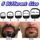 Beard Styling Mold Beard Styling Template Men's Care Comb Sideburns L-angle Beard Trimming Contour Tool