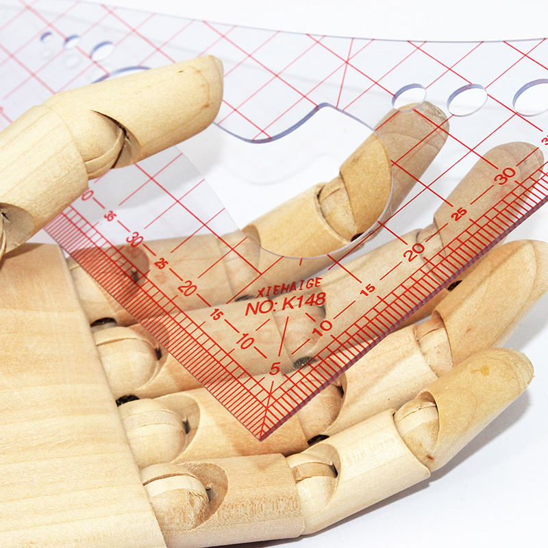 1:5制版多功能比例三角尺打版放码尺学习服装比例尺建筑设计尺子-图1