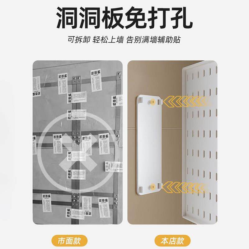 燃气热水器管道遮挡罩壁挂下方遮丑锅炉灶厨房上墙置物架洞洞板,淘宝优惠券,粉丝福利购,淘宝优惠卷