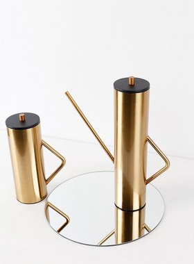 现代轻奢金属水壶形状摆件酒柜客A厅售楼处样板间电视柜玄关装饰