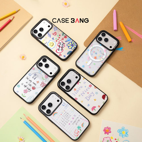 CASEBANGx无事小神仙联名童心未泯系列适用iPhone17ProMax/17Pro/17e/16promax可拆卸磁吸苹果手机壳 - 图3