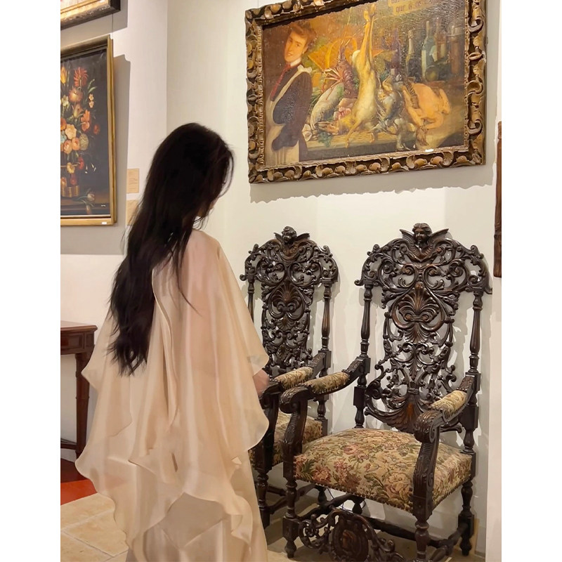 CUICUI崔崔【浮光掠影】清冷感气质罩衫鱼尾吊带连衣裙女两件套装,淘宝优惠券,粉丝福利购,淘宝优惠卷