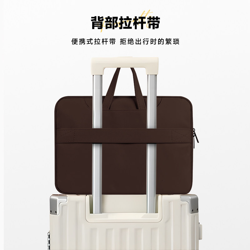 YG 原创暖棕枫叶新款笔记本重磅电脑包适用于苹果macbook15寸手提包小新air13华为matebook联想女14内胆包,淘宝优惠券,粉丝福利购,淘宝优惠卷