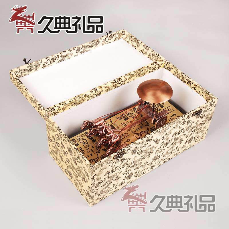 FCE铜车马型西安旅游纪模念品马俑摆件出特色国礼品中国风送兵老