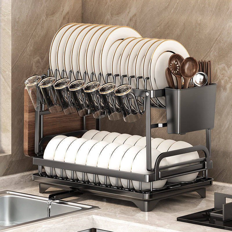 厨房碗盘收纳架家用碗碟水杯置物架碗架碗筷沥水架碗柜小型盘子架,淘宝优惠券,粉丝福利购,淘宝优惠卷