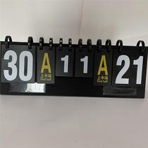 Big number football scoreboard pvc turn up for the Volleyball Figures Scooters Basketball Game