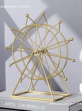 旋转摩天轮客厅装饰品电视柜之新隔断柜轻奢卧室家居酒柜摆件包邮