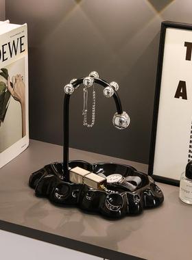 放钥匙收纳玄关摆件轻奢高档入户进门口鞋柜置物架客厅家居装饰品