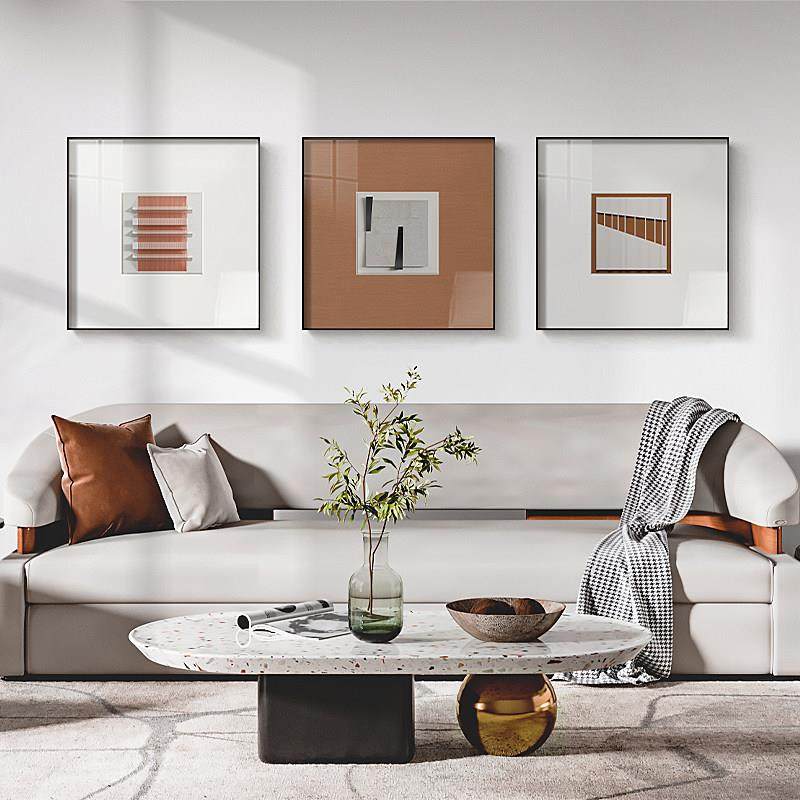 元素的空间 现代简约抽象装饰画餐厅软装挂画铝合金外框卡纸壁画,淘宝优惠券,粉丝福利购,淘宝优惠卷