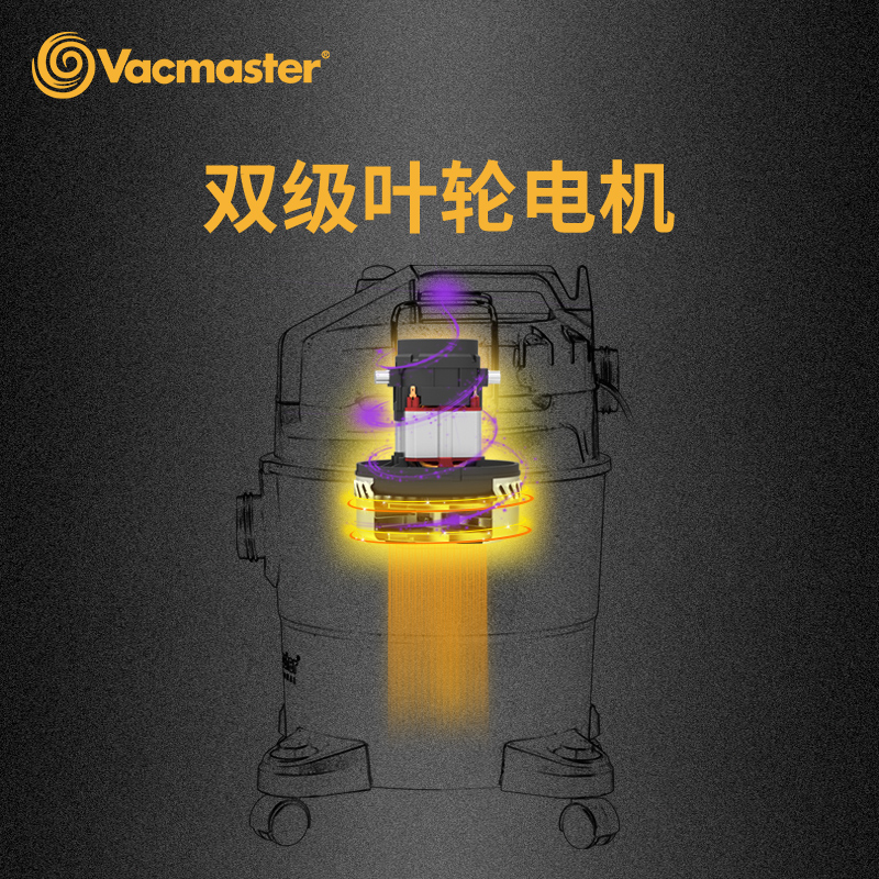 vacmaster吸尘器家用吸拖一体商用强力大功率干湿吹大吸力桶式机