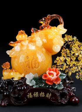 大德仁 葫芦摆件精美工艺品酒柜客厅玄关装饰品开业礼品 厂家直供