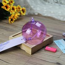 Large supply of colorful transparent handmade glass windbell glass handicraft many color workers