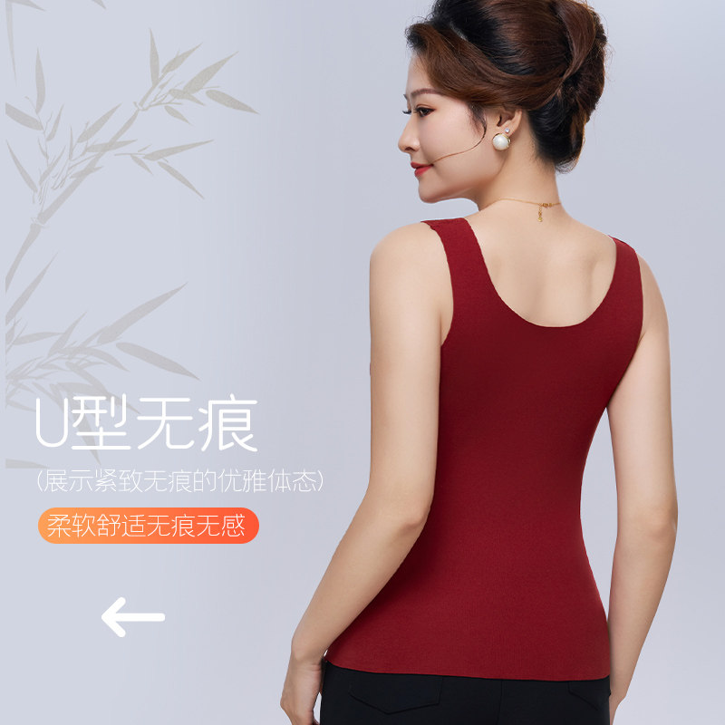 肤色无痕前扣背心中老年专用便捷穿脱带胸垫双面磨毛保暖文胸秋冬,淘宝优惠券,粉丝福利购,淘宝优惠卷