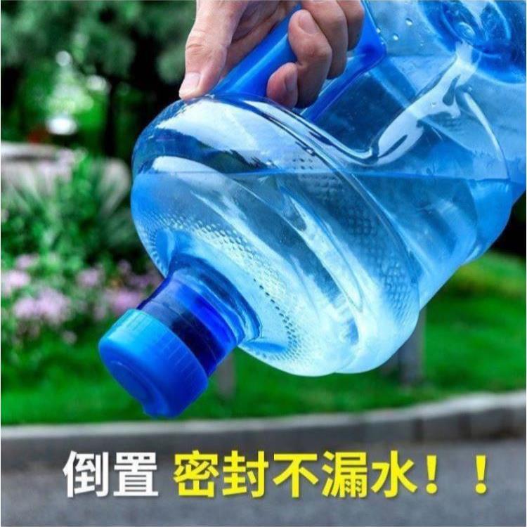 桶装水桶空桶饮水机水桶带盖家用储水桶手提塑料打水桶纯新疆包邮 - 图1