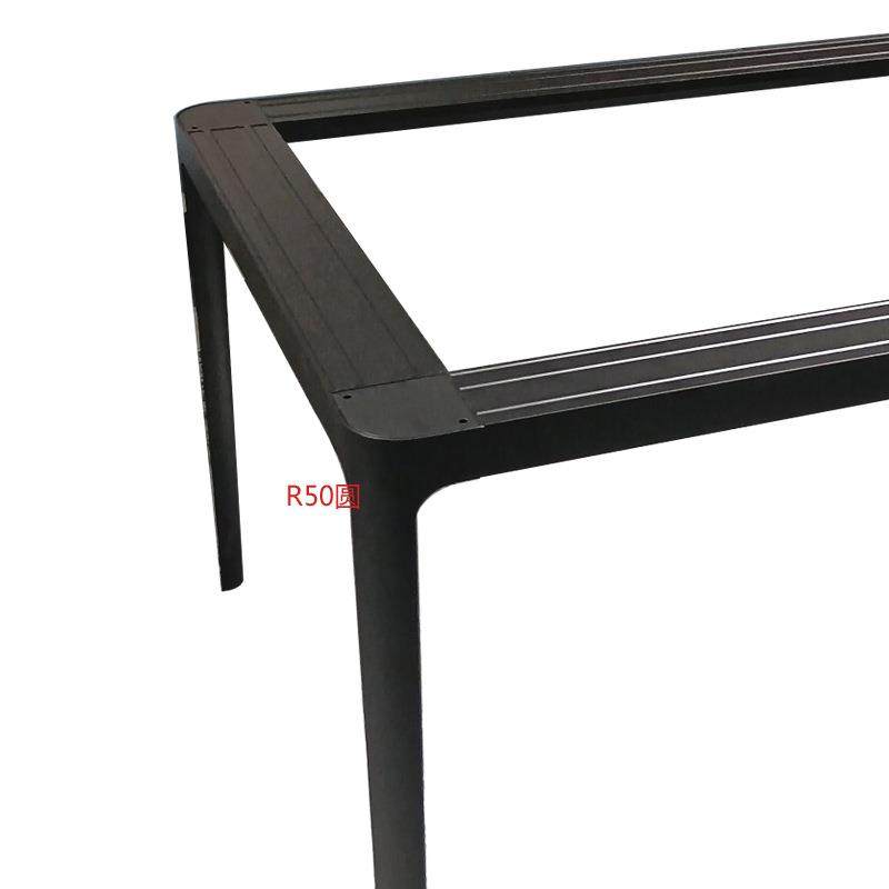 全铝岩板餐桌脚小户型桌腿实心铝合金脚圆角大理石餐台脚支架底座,淘宝优惠券,粉丝福利购,淘宝优惠卷