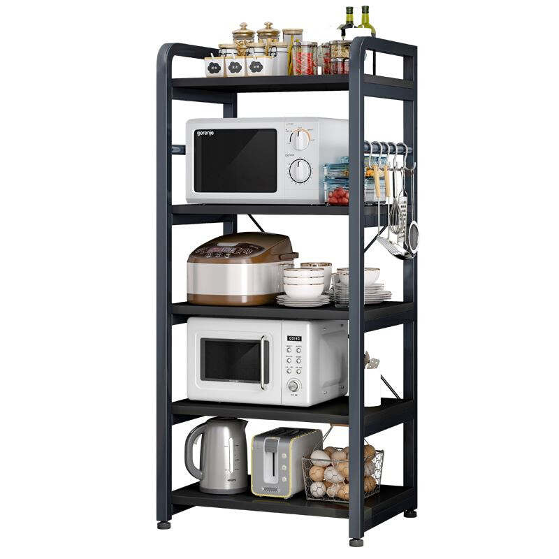 厨房收纳置物架落地多层微波炉架用品家用大全多功能烤箱储物架子-图3