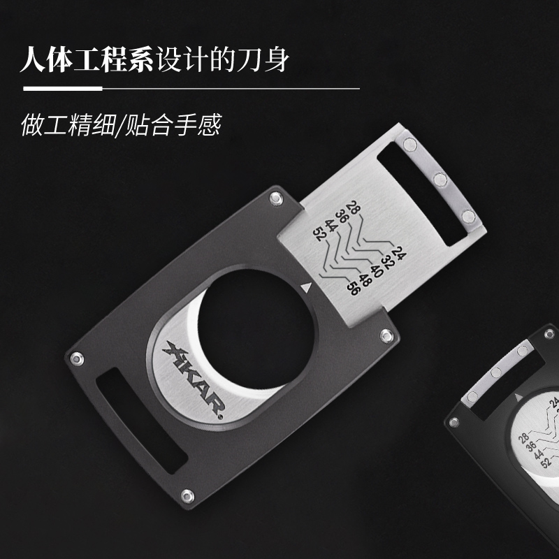 美国Xikar西卡雪茄剪刀平口107便携式雪茄钳剪烟器工具官方正品 - 图1