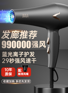 发型师大功率理发店专用吹风机冷热风家用速干蓝光离子护发吹风筒