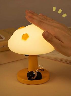 大英博物馆小夜灯卧室创意床头灯拍拍灯氛围灯女生生日礼物