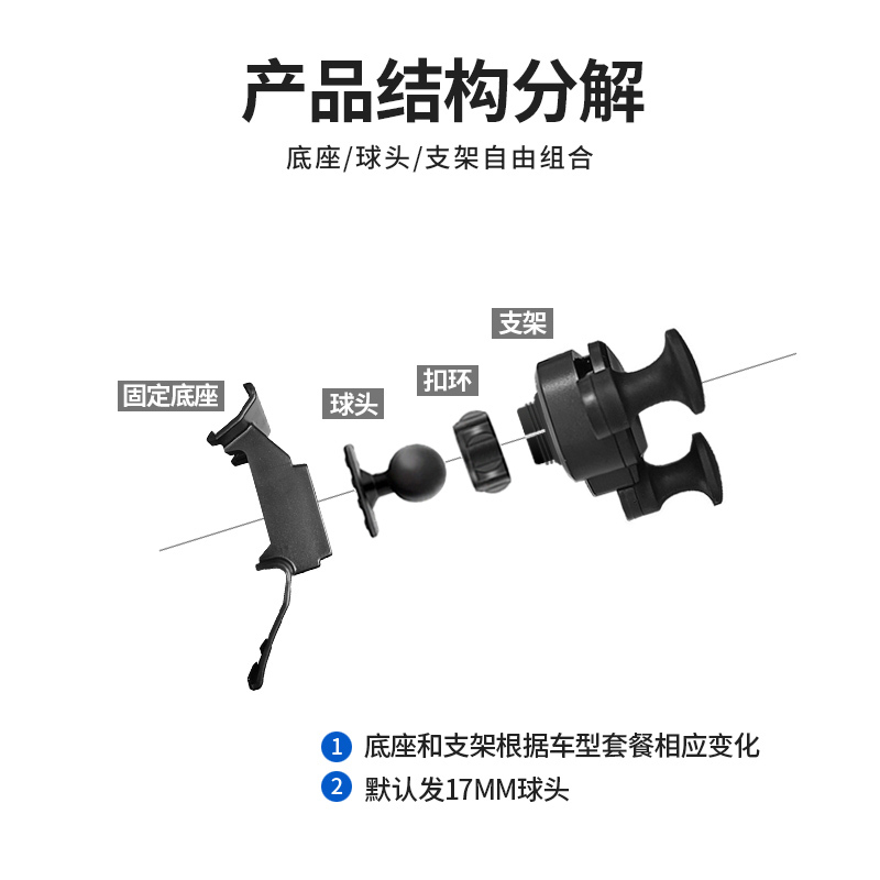 19-21款荣威RX5MAX/EMAX汽车载手机支架专用改装用品大全底座 - 图3