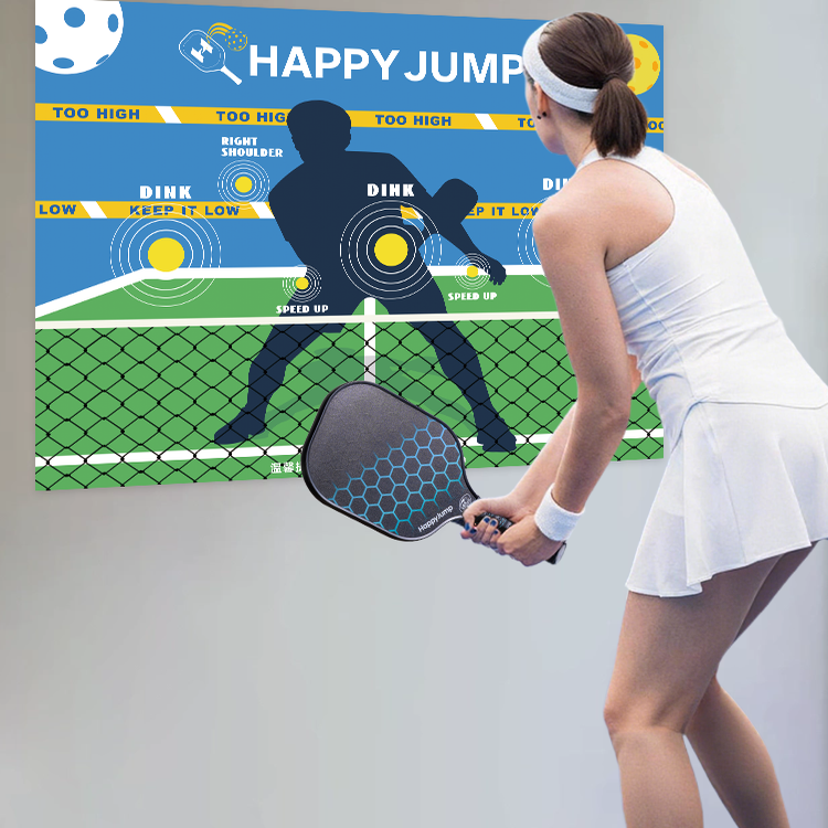 德国嗨跳匹克球训练墙纸pickleball丁克球室内练习训练器材墙贴纸,淘宝优惠券,粉丝福利购,淘宝优惠卷