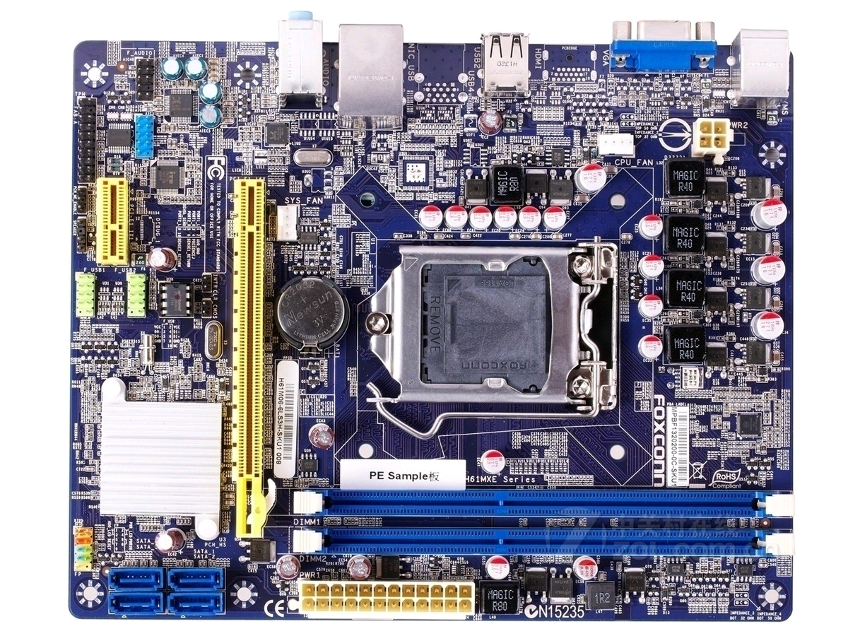 拆机技嘉华硕LGA1155针H61 P61 B75 Z68 Z77台式电脑主板一年包换 - 图2