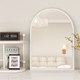 Medieval vanity mirror, dressing table mirror, living room entrance, retro decorative mirror, wall-mountable desktop vanity mirror, dressing mirror
