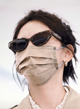 近视墨镜防紫外线窄框韩版潮男女