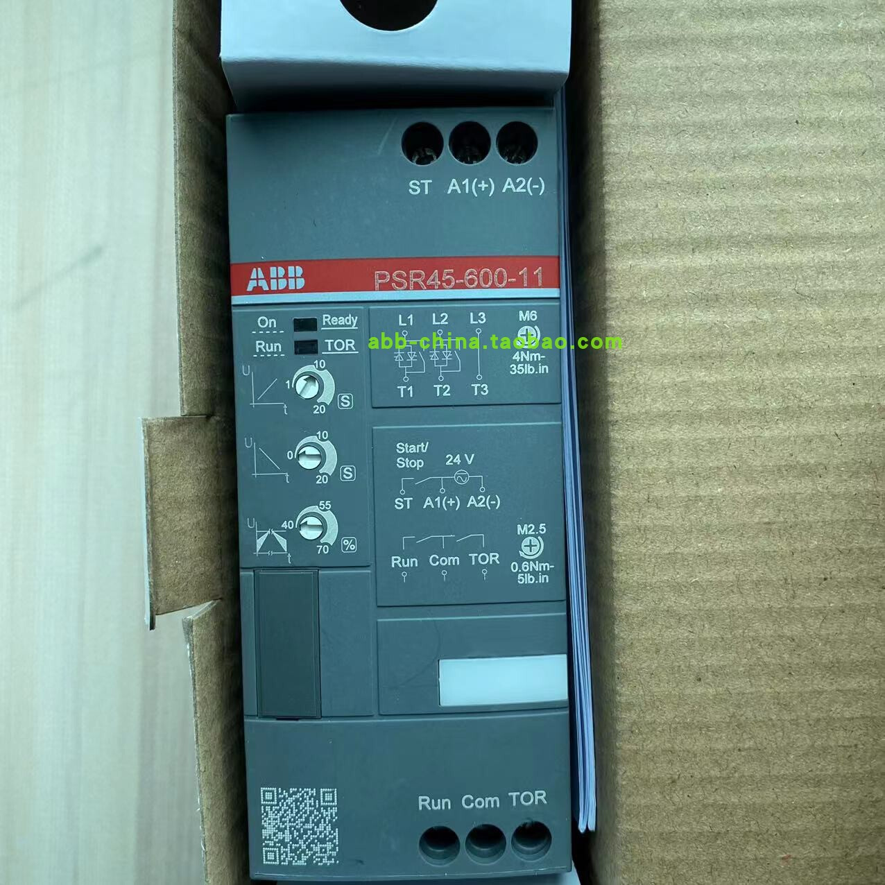 ABB软起动器PSR25/PSR30/PSR37/PSR45电机功率11KW/15KW/18.5KOW|-图1