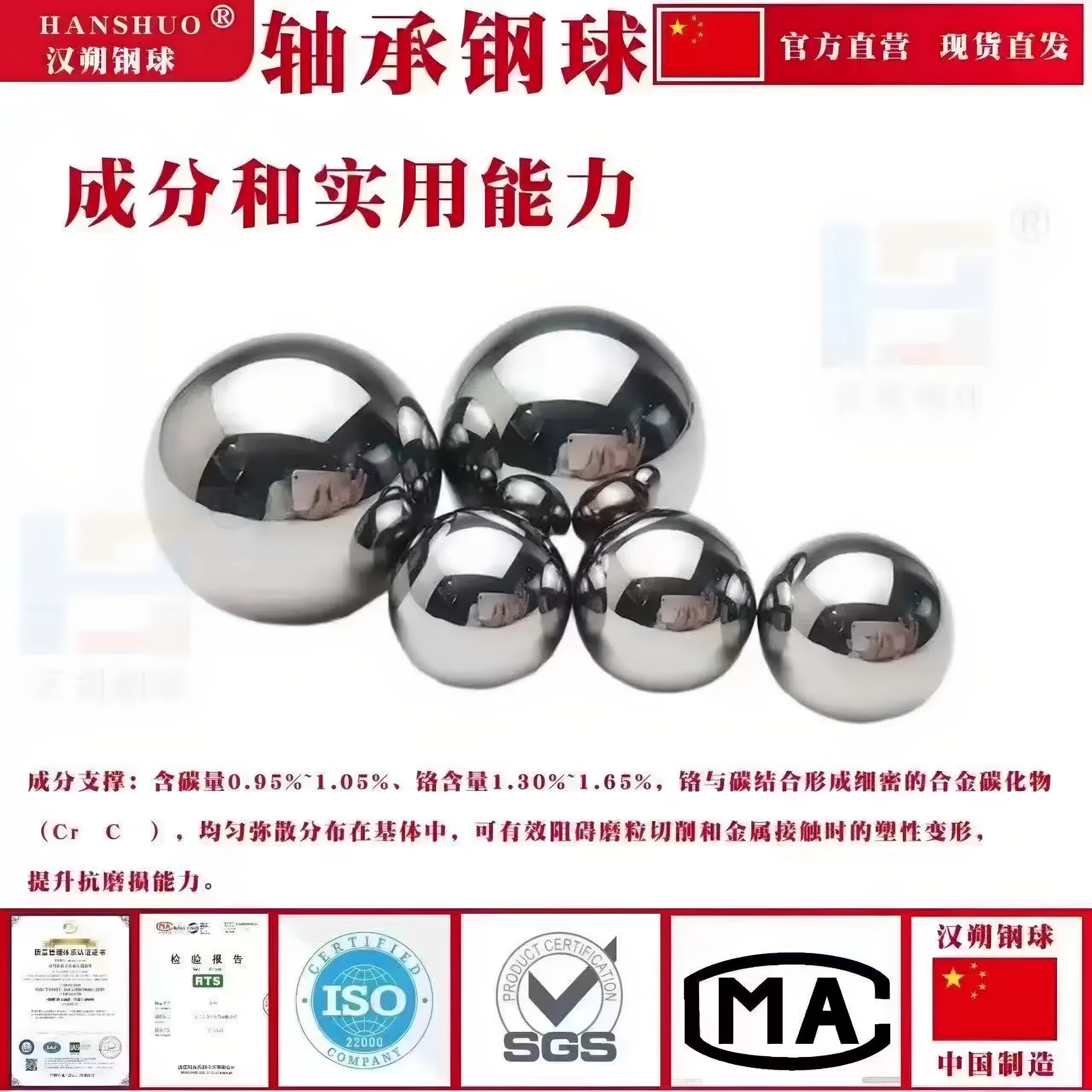 精品G3级滚珠丝杠钢球2/3.175/3.96/6/6.35/7/12.7mmG5级轴承钢珠