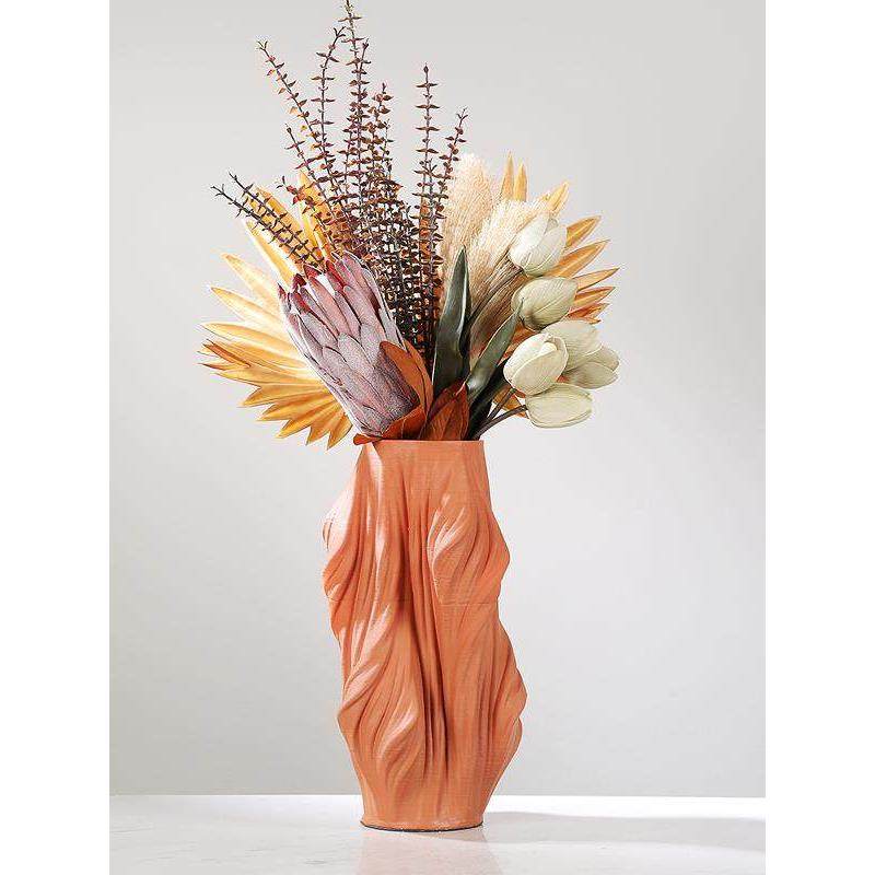 几何异形树脂花瓶摆件现代极简客厅样板房玄关桌面插花花器装饰品,淘宝优惠券,粉丝福利购,淘宝优惠卷