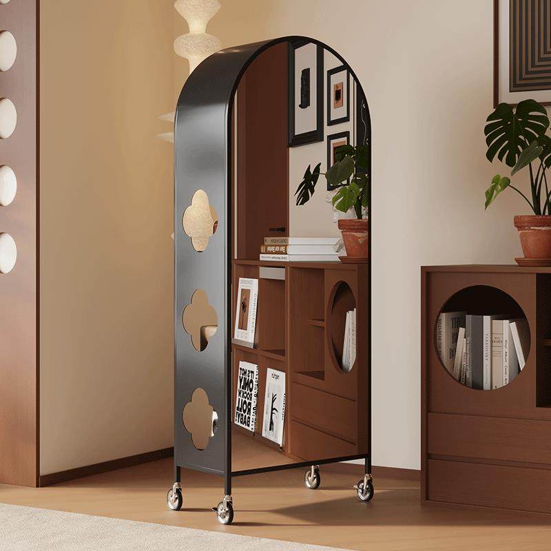 法式轻奢高级感可移动创意全身镜全身镜落地镜家用全身镜书柜一体,淘宝优惠券,粉丝福利购,淘宝优惠卷