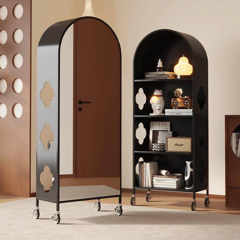 法式轻奢高级感可移动创意全身镜全身镜落地镜家用全身镜书柜一体,淘宝优惠券,粉丝福利购,淘宝优惠卷