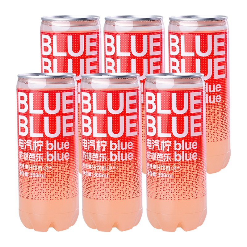 柠檬共和国红心芭乐电气柠气泡水300ml*6罐