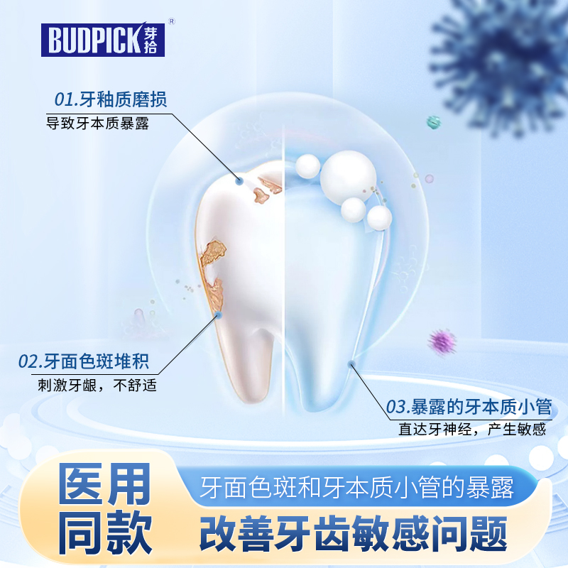 [医用牙膏]成人牙齿酸软膏牙龈护理龋齿口气清新 - 图0