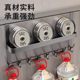 Storage rack wall-mounted powerful scratch-free coat hook