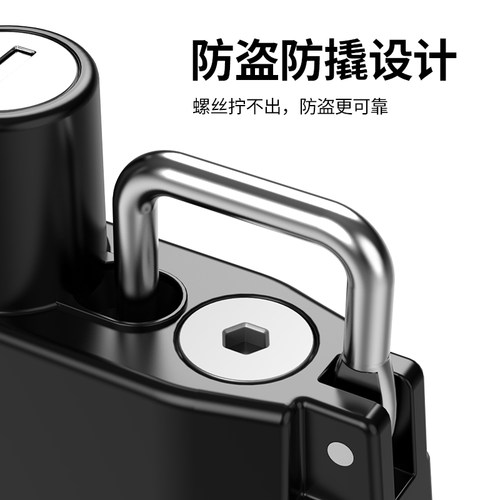 永久电动车摩托车头盔锁防盗防偷固定安全帽锁挂钩锁电瓶车帽子锁 - 图0