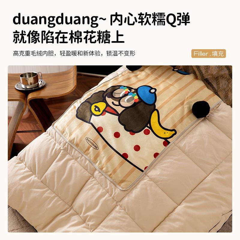 美拉德午睡抱枕被子两用加厚绒客厅沙发二合一车载车内多功能毯子 - 图2