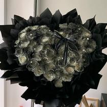 Black Rose Bouquet Table White Courtesy of Black Knight Rider with boyfriend emulation Yongsheng Soap Peanuts Day Holiday Gifts