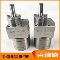 Special precise conveying gear pump firming agent conveying gear pump for the food industry of stainless steel abrasion-proof gear pump