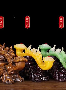 吉祥意摆件聚宝盆招财摆设乔迁房新家居象装饰公司店LSSJ2020铺开